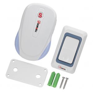 Sonnette sans fil etanche de 100 m, volume a 4 niveaux, 433,92 MHz ¡À 200 kHz, telecommande pour la maison - Neuf