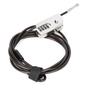 Cadenas de securite retractable avec cable metallique et mot de passe pour bagages, poussettes, velos - Neuf