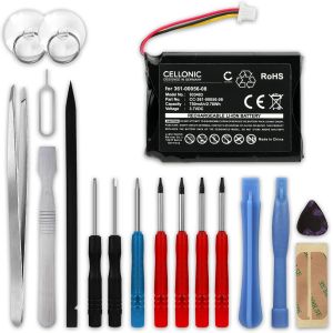 Batterie GPS Compatible avec Garmin Camper 780,Camper 770 LMT-D,Drive 61 LMT-S (750mAh,3.7V) + kit d'outils Batterie de Remplacement 361-00056-08 - Neuf