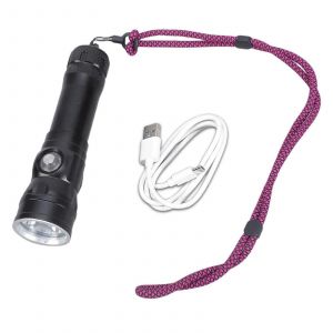 Lampe Torche De Plongée Étanche 1 500 Lm Sst70 Led, Texture Métallique, Idéale Pour Les Activités Sous-Marines En Extérieur - Neuf