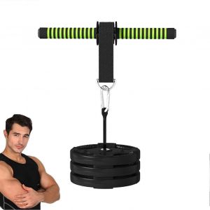 Barre D'entra&icirc;nement Pour Les Bras, Rouleau Pour Avant-Bras, Renforcement Des Poignets, Station De Musculation Reglable, Amelioration De La Prise, Fitness A Domicile (39 X 6 Cm) Vert - Neuf