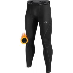 Jexnovashop-Pantalon Thermique Homme,Sous-V&ecirc;tements Thermique Cale&ccedil;on Long Collant Chaud Compression Base Layer Legging - Neuf