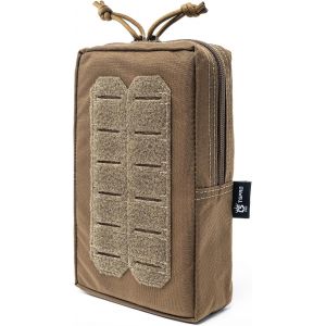 Jgd-Khaki Edc Pochette Molle, Poche Tactique Multifonctionnelle Sacoche De Ceinture Pour Outils Avec Des Fermetures &Eacute;clair, Pour Les Activit&eacute;s De Plein Air Et Les Situations D'urgence - Neuf