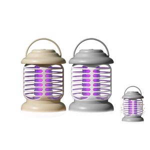 Lampe anti-moustiques &eacute;lectrique pour une utilisation int&eacute;rieure et ext&eacute;rieure, alimentation USB, 3 modes d'&eacute;clairage, port&eacute;e de 15 m - Neuf