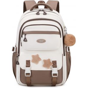 CHECARZHN--NO1-Cartable Fille Primaire Cp Ce1 Ce2 Cm1 Cm2 Sac A Dos Enfant 18L, Ergonomique | Sangle De Poitrine | Impermeable | Kawaii, Sac Ecole Fille Sac À Dos D'École Ado 7+ Ans - Neuf