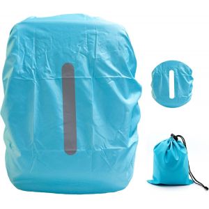 Housse De Sac À Dos Imperméable Et Réfléchissante,Housse De Sac À Dos 15l-50l Avec Sac De Rangement,Housse De Sac À Dos Imperméable Pour La Randonnée,Le Camping,Le Voyage Et Le Cyclisme.[B1959] - Neuf