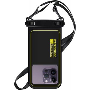 Kal-Pochette Étanche Smartphone Ipx8, Pochette Téléphone Étanche Flottante Housse Étanche Smartphone Pour Iphone 15 Pro Max 14 Pro 13 12 11, Samsung S24 S23 S22, Huawei Xiaomi Jusqu'à 6,7 - Neuf