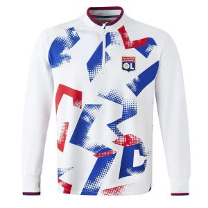Sweat D'entra&icirc;nement Joueur Olympique Lyonnais Sweatshirt Training Fusion Blc Jr Blanc 9-11 Ans - Neuf
