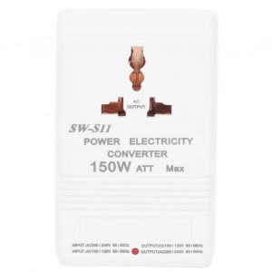 HJLIAN Convertisseur de tension 150 W, transformateur de puissance 220 V a 110 V, adaptateur secteur 2 canaux 110 V a 220 V, US 110/220 V - Neuf