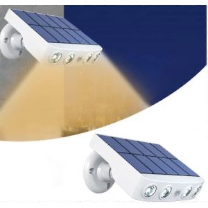Puissant Capteur De Mouvement Extérieur De Lumière Solaire Jardin Étanche Led Lampe Solaire Spots - Neuf