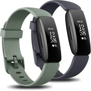 Pack 2 Straps Compatible With Fitbit Inspire 2 Straps Women Men,Soft Silicone Sport Replacement For Fitbit Inspire 2 Only.[Not For Fitbit Inspire/Fitbit Inspire Hr] - Neuf