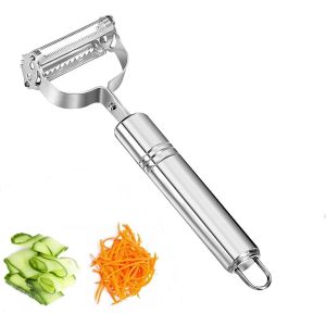 Mevronisshop-Plucheur Universel De L&eacute;gumes Et Fruits, Poign&eacute;e Ergonomique En Inox, Manuel Pour Pomme De Terre, &Eacute;conome De Cuisine - Neuf