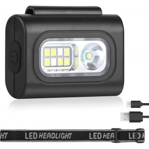 Eryi-Lumières De Course À Clip, 1pcs Lampes Led À Clip,Rechargeable, Lampe À Led De Sécurité De Charge Pour Course De Nuit, Cyclisme En Plein Air, Camping En Plein Air, Lecture Au Lit - Neuf