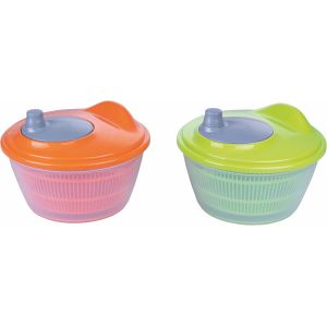 Letnerny-5911117 Centrifugeuse Pour Salade Avec Manivelle Manuelle, Panier Amovible, &Oslash; 24 Cm, 4 L, Plastique, Assorti - Neuf