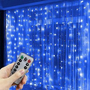 3m 4m 6m Usb Rideau Guirlande Guirlande Led Lumi&egrave;re de No&euml;l de la Cha&icirc;ne de Lumi&egrave;res de No&euml;l, D&eacute;corations de Mariage de Vacances D&eacute;coratif - Neuf