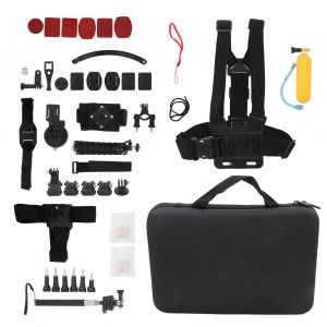 Accessoires de camera de sport 50 en 1 pour differentes cameras de sport avec divers outils de camescope - Neuf