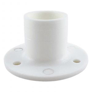 Drainage de terrasse Salle de bain Toilette Drain de sol de terrasse Blanc sans couvercle 22mm - Neuf