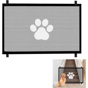 Barriere De Securite Chien Barriere De Securite Enfant Barriere Chat Barriere Escalier 110 X 78 Cm Convient Pour Entrée,Balcon,Salle De Bain,Cage D'escalier,Entrée De Chambre - Neuf
