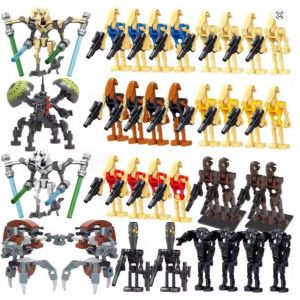 35 pieces of children&#39;s assembly toys, Star Wars robot soldier set, children&#39;s mini building block doll battle toys. - Neuf