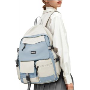 Sac A Dos Scolaire Fille Lycee Ados Sac À Dos Collège École Cartable Sac A Dos Ecole Daypack School Backpack Women Léger Sacs À Dos Pour L'École 14 Pouces Sacs Ados Scolaires Garçon Bookbag - Neuf