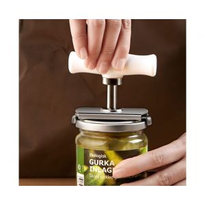 Ouvre-bocal &eacute;lectrique sans effort - R&eacute;sistant &agrave; la rouille, taille r&eacute;glable, id&eacute;al pour les personnes &acirc;g&eacute;es et rangement facile pour la cuisine - Neuf