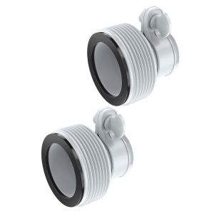 Adaptateur de tuyau de type B pour pompes,paquet de 2,adaptateur de tuyau de piscine pour raccords de 1,5 &raquo; et 1,25 &raquo; - Neuf