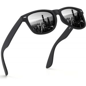 Lunettes De Soleil Homme Polarisées Pour Hommes Et Femmes Protection Style Classique Lunettes Ultralégères Verres Anti-Reflets Conduite Pêche Sports Avec Lunettes De Soleil - Neuf