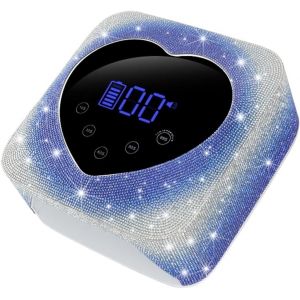 Veuillez Choisir Selon Vos Besoins Lampe À Uv Led Recharable 72w, Lumière Uv Sans Fil For Ongles Avec Strass En Forme De Coeur, Machine De Manucure Et Pédicure, Outils For Ongles(E) - Neuf