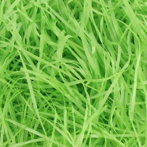 Raffia Hamper Shreds - 100 G - Papier De Soie D&eacute;chiquet&eacute; ,Remplissage De Cadeau - Pour Bricolage ,F&ecirc;te ,Remplissage Et Emballage Cadeau - Pour D&eacute;coration De Bo&icirc;te Cadeau - Vert - Neuf