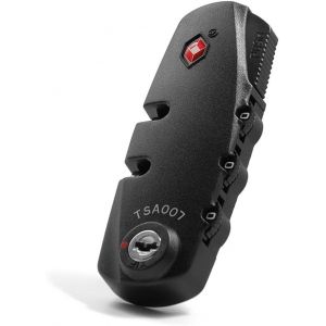 Kalanka-Cadenas Valise, Serrure Tsa 007 Pour Bagages, Nombre &Agrave; 3 Chiffres Cadenas De Code, Pour Valise De Le Remplacement Et La Modification, Accessoires De Valise Avion Voyage, Noir - Neuf