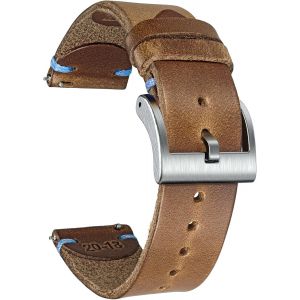 Fdjhy-Horween Bracelet De Montre En Cuir Pour Homme À Libération Rapide 18 Mm,19mm, 20 Mm, 21 Mm, 22mm - Neuf