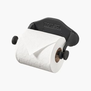 KALANKA-Porte-Rouleau de Papier Toilette Mural en Fonte Noire Mate en Relief pour Salle de Bain u2013 Porte-Rouleau de Papier Toilette Fantaisie avec matériel Inclus (Noir) - Neuf