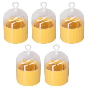 5pcs Hanging Sponge Cosmetic Holder D&eacute;tachable Portable Anti-poussi&egrave;re Cosmetic Storage &Eacute;tui de s&eacute;chage - Neuf