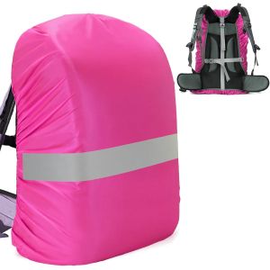 Jgd-Housse De Sac &Agrave; Dos Imperm&eacute;able Avec Bandes R&eacute;fl&eacute;chissantes Pour Randonn&eacute;e, Camping, Voyage, Cyclisme 15-50 L - Neuf