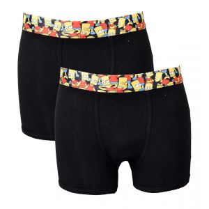Boxer No Publik Featuring Simpsons Homme Confort Et Fantaisie En Coton -Assortiment Mod&egrave;les Photos Selon Arrivages- Pack De 2 15315 En Coton - Neuf