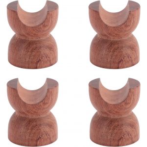 Support De Haut-Parleur Hifi 4 Pi&egrave;ces, Stabilisateur De C&acirc;ble En Bois Pour Syst&egrave;me Sonore D'amplificateur, Support De C&acirc;ble - Neuf