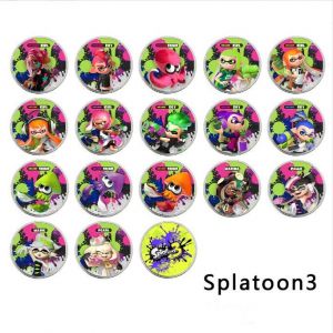 Cartes Amiibo Nfc Pour Splatoon 3 Nintendo Switch / Switch Lite / Wii U / New 3ds - Carte Ronde - Lot De 17 - Neuf