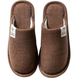 Kalanka-Chaussons Antidérapant Femme Homme Pantoufles Confortable Léger Bout Ermés Accueil Chaussures Hiver Chaussures Pour La Maison - Neuf