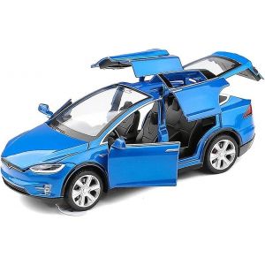 Voiture avec lumière et musique voiture à reculer,voiture jouet pour enfants de 4 à 12 ans,cadeau garçon (Bleu) - Neuf