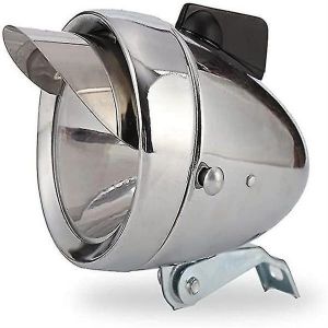 Phare Et Feu Arrière De Vélo Vintage À 1 Led - Aluminium Ultra-Lumineux Et Durable, Installation Facile, Étanche Pour Un Cyclisme Nocturne En Toute Sécurité - Neuf
