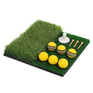 Ensemble De Filet D'entraînement De Golf - Aide À L'entraînement Intérieur/Extérieur Avec Tapis, Balles, Tees Et Support Pour L'amélioration Des Compétences - Parfait Pour Les Débutants Et Les Passionnés ! - Neuf