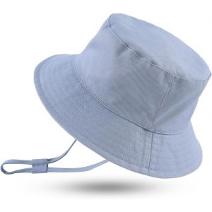 RFCBC-Large Bord Chapeau de Soleil Bébé Enfant Bonnet d`été pour Garçon Fille Anti-UV Casquette Réglable - Neuf