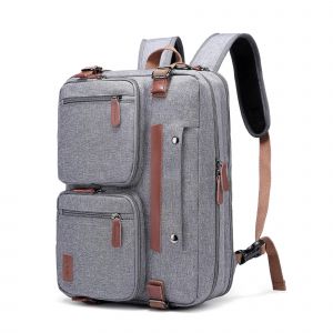 3 en 1 Gris Sac d'ordinateur Portable pour les Voyages d'Affaires de Travail De 17,3 Pouces - Neuf