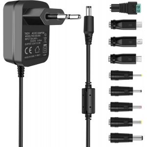 Eryi-Alimentation 5v 3a,5 Volt 3a 2.5a 2a 1.5a 1a 0.5a 0.3a Adaptateur Ac Dc Pour Android Tablettes Webcam Caméras Numériques Routeurs Enregistreurs De Jouets Haut-Parleur Bluetooth Tv Box Gps - Neuf