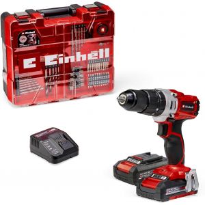 jum-Perceuse Visseuse À Percussion Sans Fil Te-Cd 18/2 Li-I +64(1 X 2,0 Ah) Pxc(Li-Ion,18 V,Couple 44 Nm) Livré Avec 2 Batteries 2,0Ah,Chargeur Et 64 Accessoires - Neuf