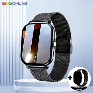 Montre Connectée Pour Hommes Et Femmes, Moniteur De Santé 24H, Contrôle De La Musique, Appel Sans Fil, Rappel De Message, Mode Sport, 2025.Black. - Neuf
