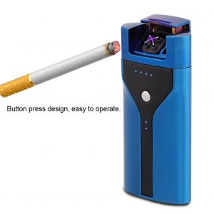 HJLIAN Briquet electrique portable rechargeable par USB a double arc sans flamme - Neuf