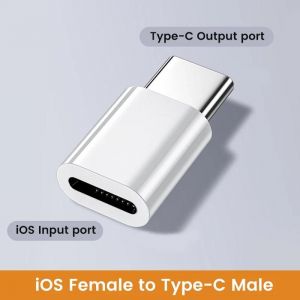 Adaptateur femelle de type C pour IOS, charge rapide, convertisseur USB C pour iPhone-Lightnning à USB C - Neuf