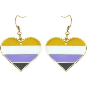 Boucles D'oreilles Pendantes Pride En Forme D'arc-En-Ciel Gay & Lesbienne Lgbt Bijoux Arc-En-Ciel.[X1744] - Neuf