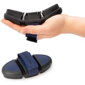 Jgd-Careflex &Eacute;trille &Agrave; Poils Courts Pour Chien Pour Un Soin Doux Du Pelage De Votre Chien (Petite &Eacute;trille, Bleu) - Neuf